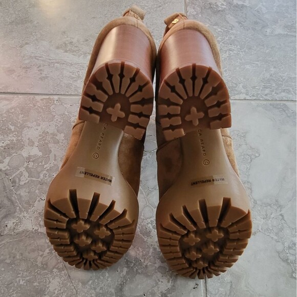 Veronica Beard Hannigan Suede Platform Boots in Hazelwood, New, Size 11 - Picture 10 of 15